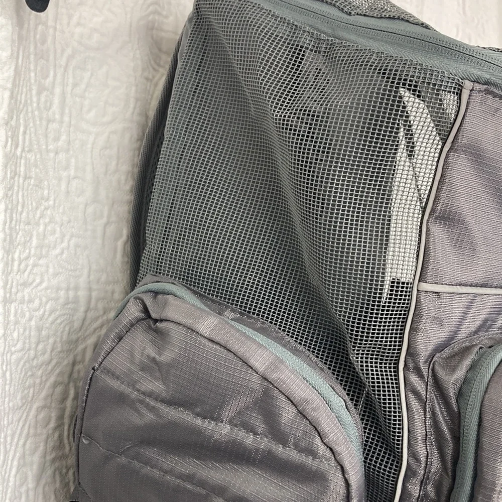 Outward Hound PoochPouch Dog Carrier Backpack, Gray up to 20lbs.